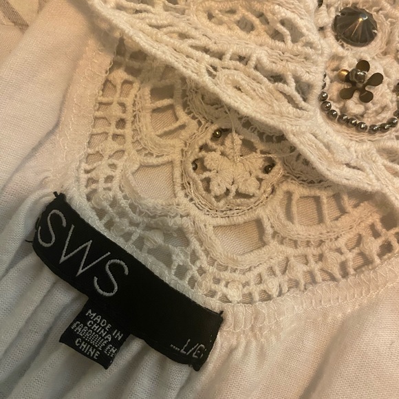 Vintage SWS Beaded Tank - Picture 3 of 4